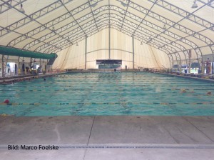 Atlanta, Juli 2016: das US-Swimming Team Rio 2016 zu Besuch beim zweiten Trainingslager.