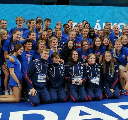 Junioren WM 2019: das US-Team, am Ende der Veranstaltung.